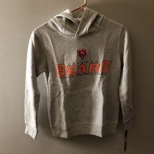 Chicago bears hoodie and shirt combo size 8